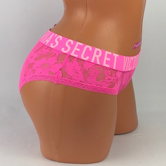 ✅🆕😍 Victoria’s Secret pink lace Hiphugger panty - Picture 2 of 5